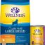 Wellness Large Breed Complete Health Puppy Deboned Chicken, Brown Rice & Salmon Meal Recipe Dry Dog Food, 30-lb bag + Wellness Complete Health Just for Puppy Canned Dog Food, 12.5-oz, case of 12